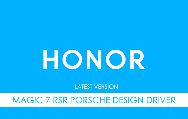 Honor Magic 7 Rsr Porsche Design USB Driver