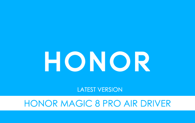 Honor Magic 8 Pro Air USB Driver