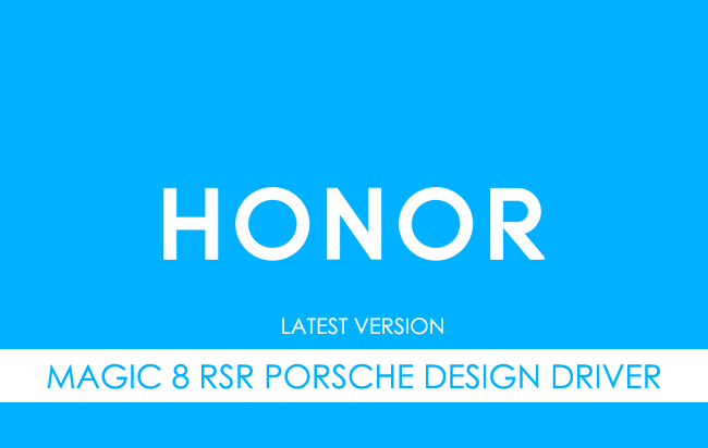 Honor Magic 8 Rsr Porsche Design USB Driver