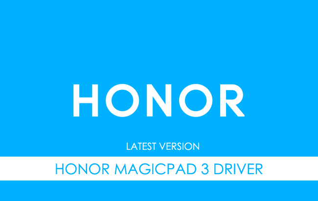 Honor MagicPad 3 USB Driver