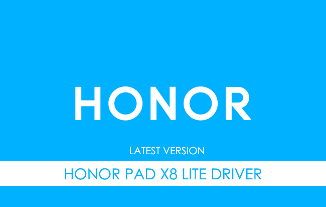 Honor Pad X8 Lite USB Driver