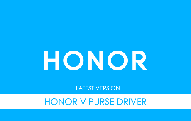 Honor V Purse USB Driver