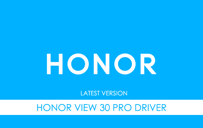 Honor View 30 Pro USB Driver