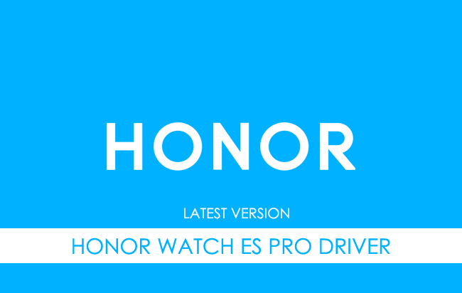 Honor Watch ES USB Driver