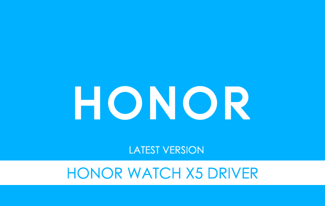 Honor Watch X5 USB Driver